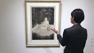 ルイ・イカールが銅版画で制作したアールデコの絵画「リリィ」を通販で販売