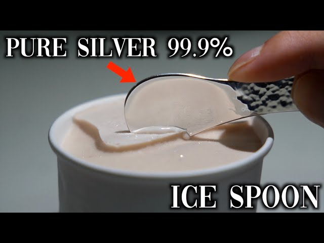 99.9%シルバー？日本の職人が純銀アイススプーンを製作するプロセス
