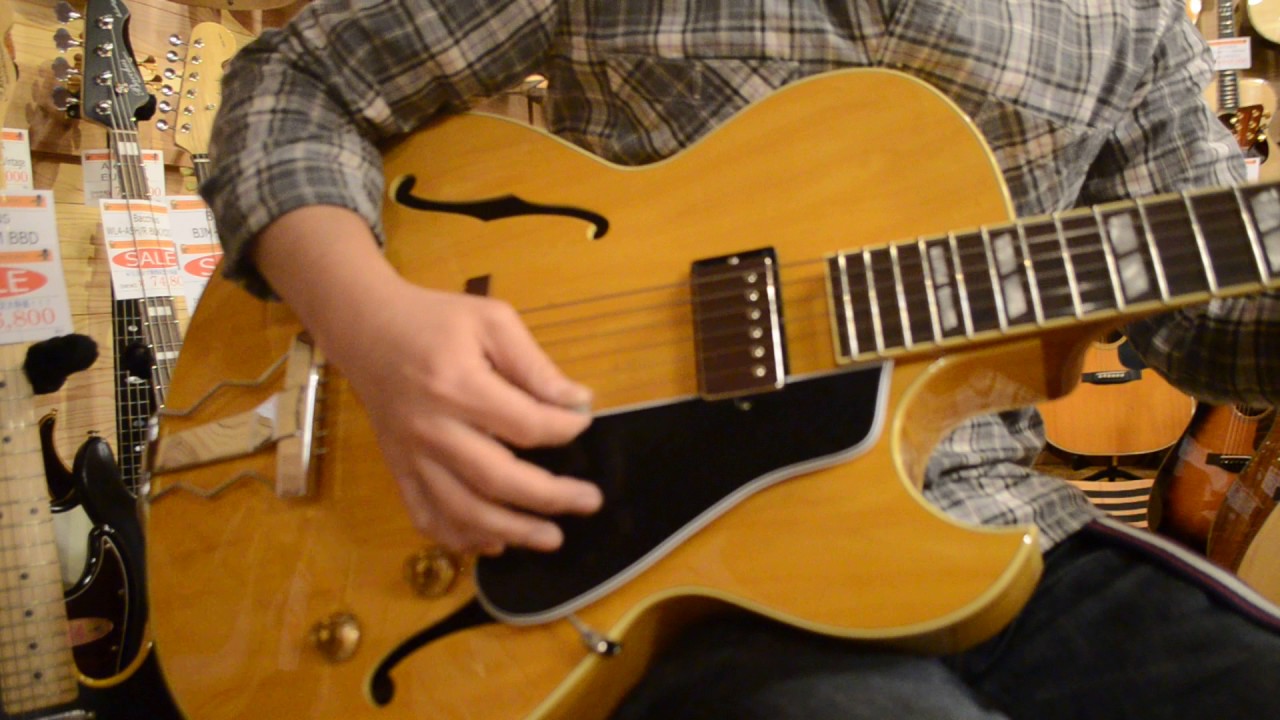 USED/Archtop Tribute AT102@guitarshoptantan - YouTube