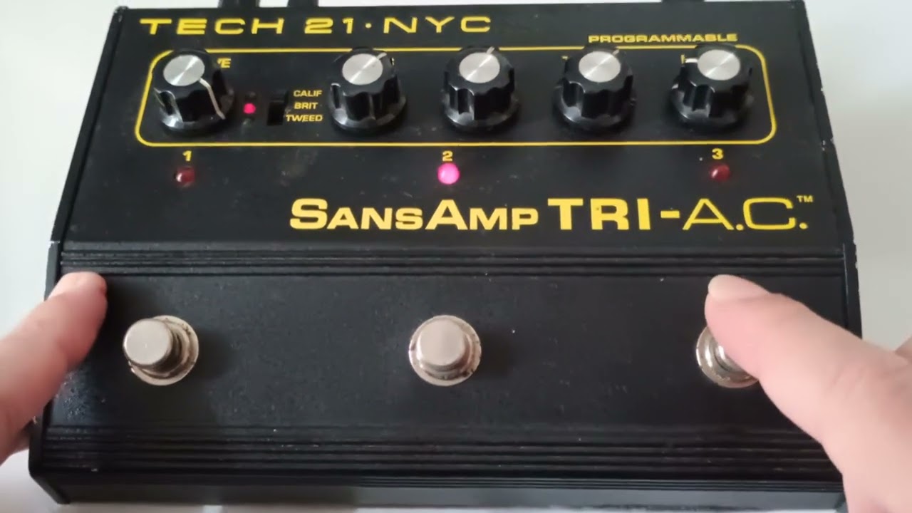 SansAmp TRI A. C. Tech 21 N. Y. C. - YouTube