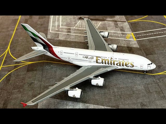 THE EMIRATES KING! Emirates Airbus A380 GeminiJets 1:400 (Model