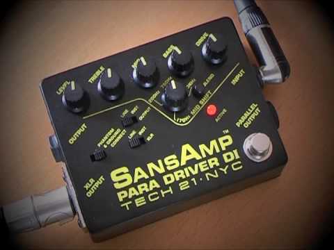 Tech 21 SansAmp PARA DRIVER DI: Acoustic guitar - YouTube