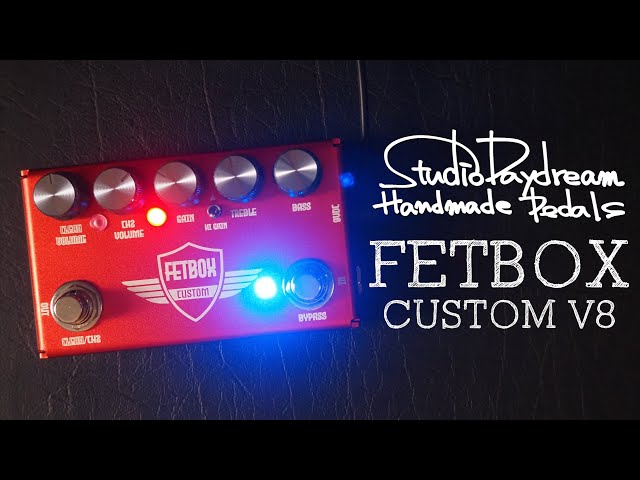 Studio Daydream Handmade Pedals FETBOX Custom V8 Preamp - YouTube