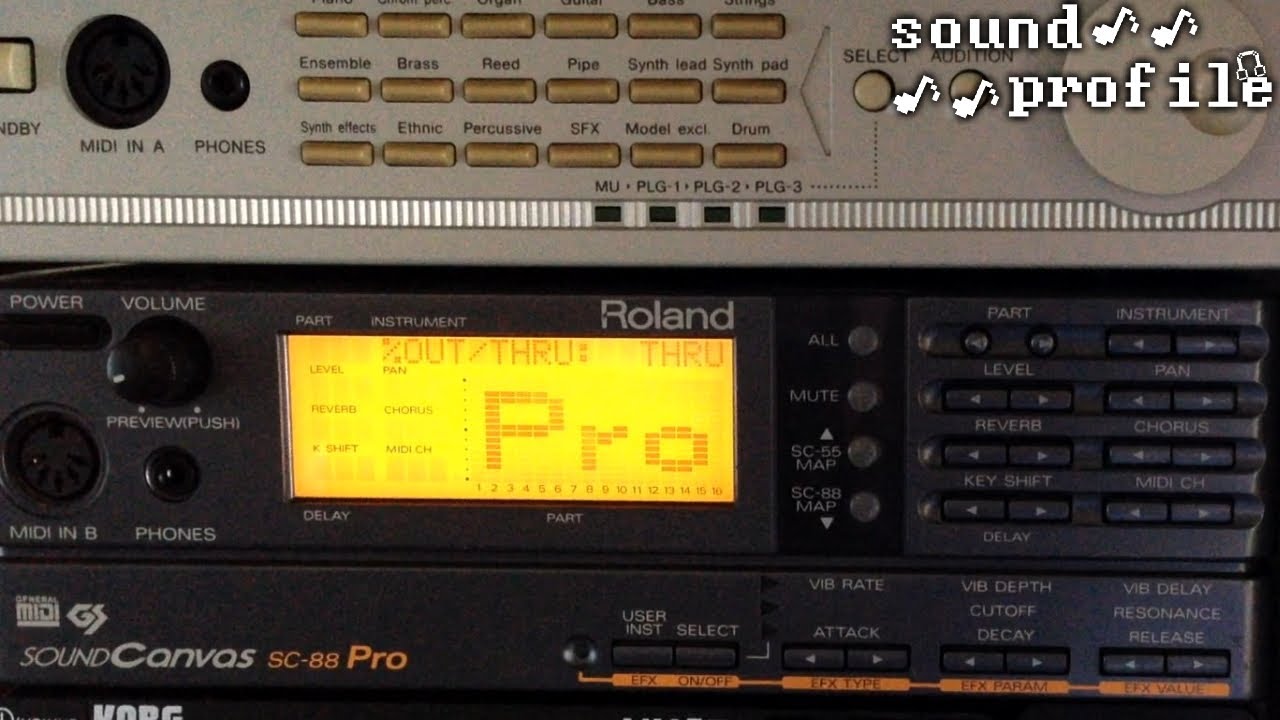 DTM・DAW Roland SC-88Pro + ESI MIDIMATE eX DTM・DAW Roland SC