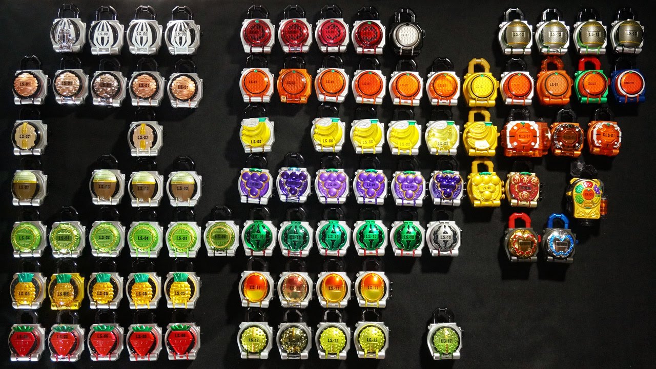 仮面ライダー 鎧武 ガイム 全ロックシード フルーツ&木の実系 Kamen