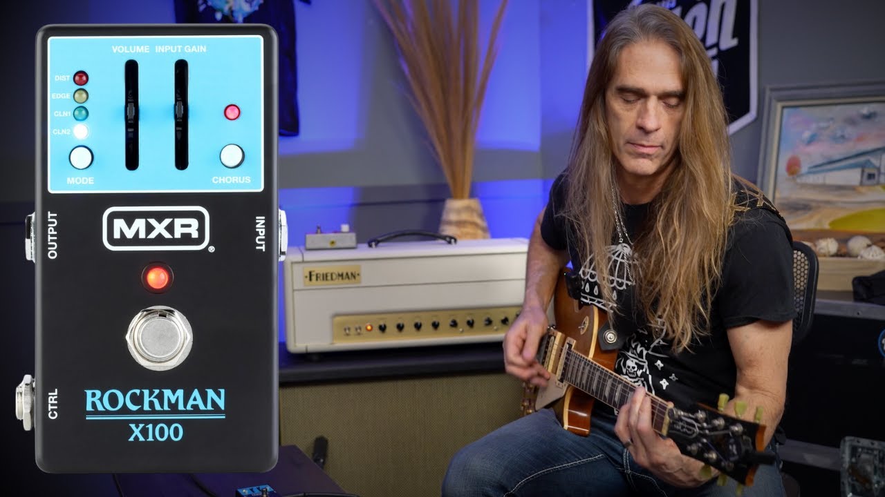 MXR Rockman x100 Analog Tone Processor Demo - YouTube