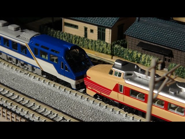 鉄道模型】485系+キロ65「ゆぅトピア和倉」【Nゲージ】 - YouTube