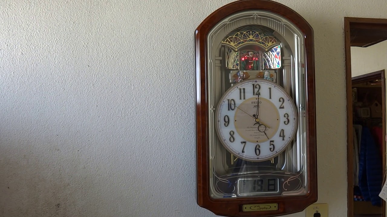 SEIKO wave symphony RE556B からくり時計 - YouTube
