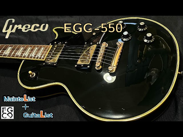 I thoroughly cleaned the final Les Paul-type guitar from the Greco