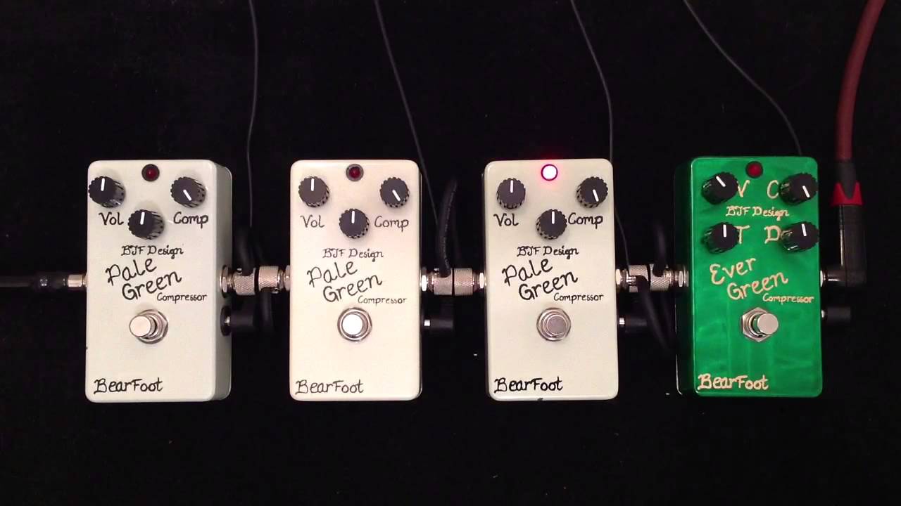 Bearfoot fx Comp shootout Pale Green Compressor V1, V2, V3 & Ever