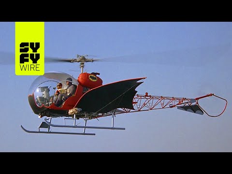 Take A Ride In The Batcopter From The 1960s TV Show | SYFY WIRE