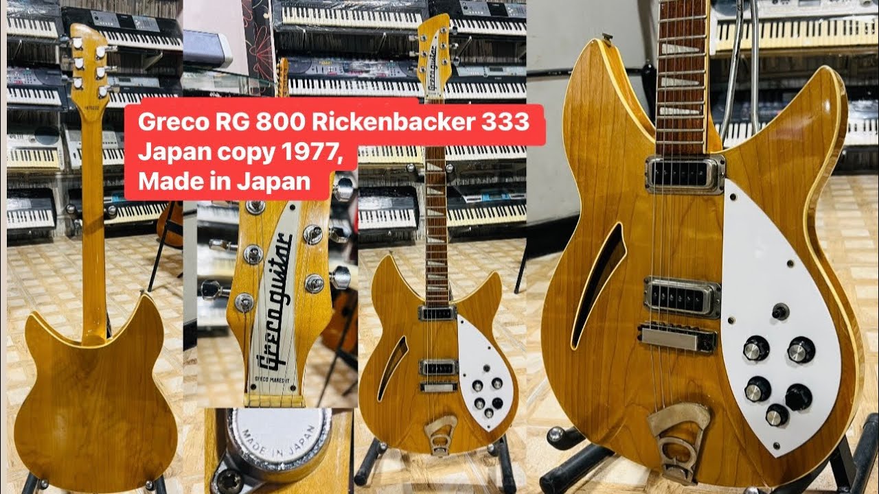 Greco RG 800 Rickenbacker 333 japan copy 1977, Made in Japan
