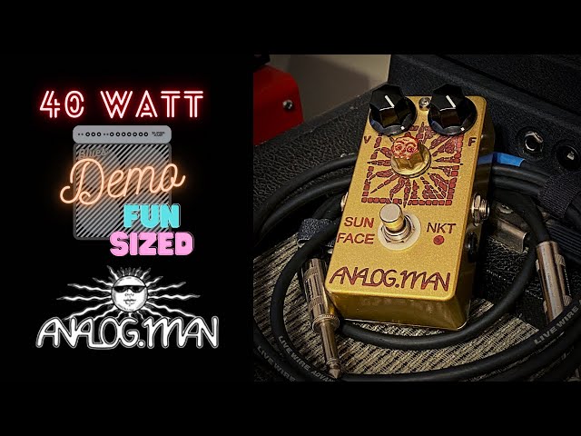 Analogman Sunface NKT Red Dot - Fun Sized Demo! - YouTube