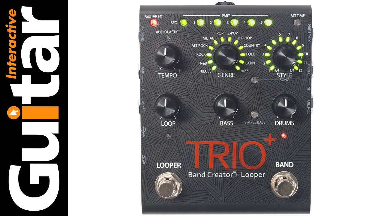 Digitech Trio Plus | Review | Guitar Interactive Magazine - YouTube
