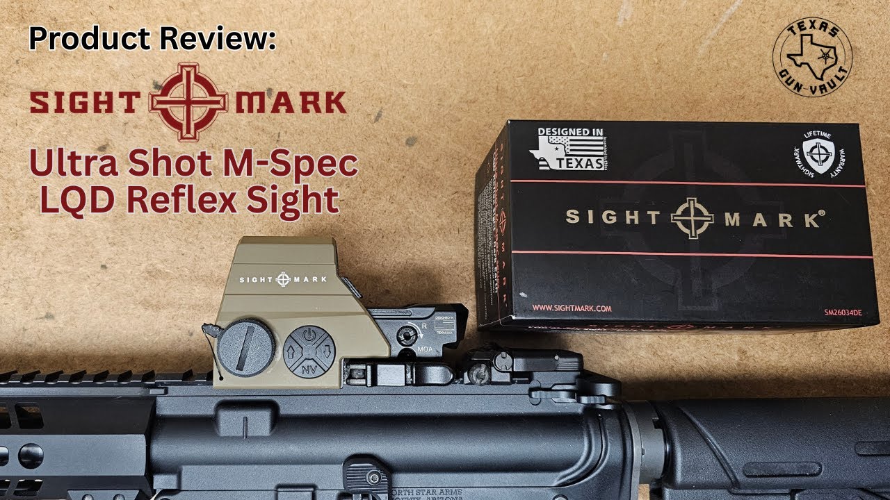Product Review: Sightmark Ultra Shot M-Spec LQD Reflex Sight - YouTube