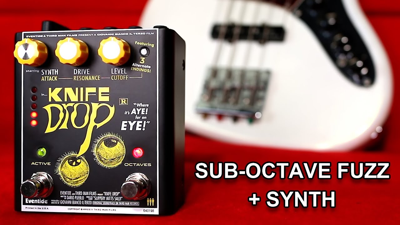 KNIFE DROP - BASS DEMO // Eventide Audio, Third Man Hardware, Jack