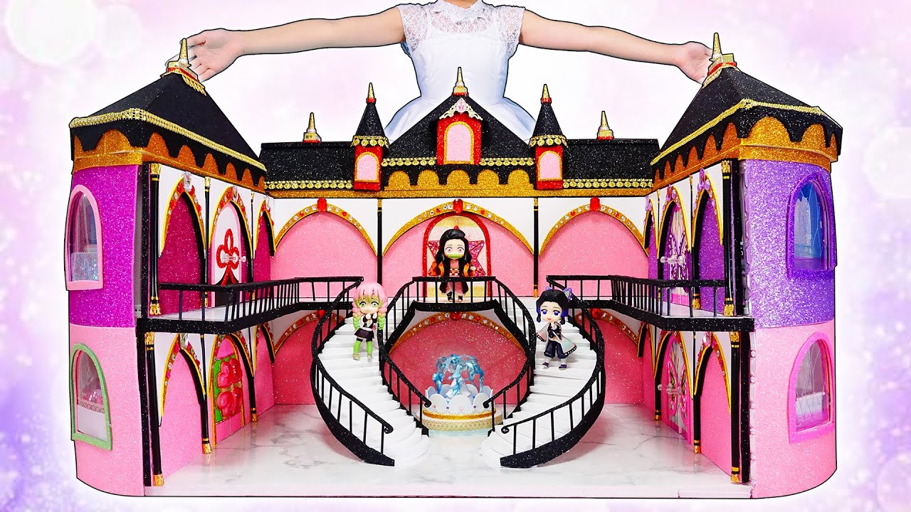 Demon Slayer] DIY castle ❤️ Handmade miniature dollhouses