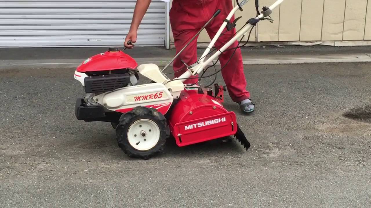 三菱 my Boy 3.5馬力 デフ付 耕運機 MMR65 使ってみました - YouTube