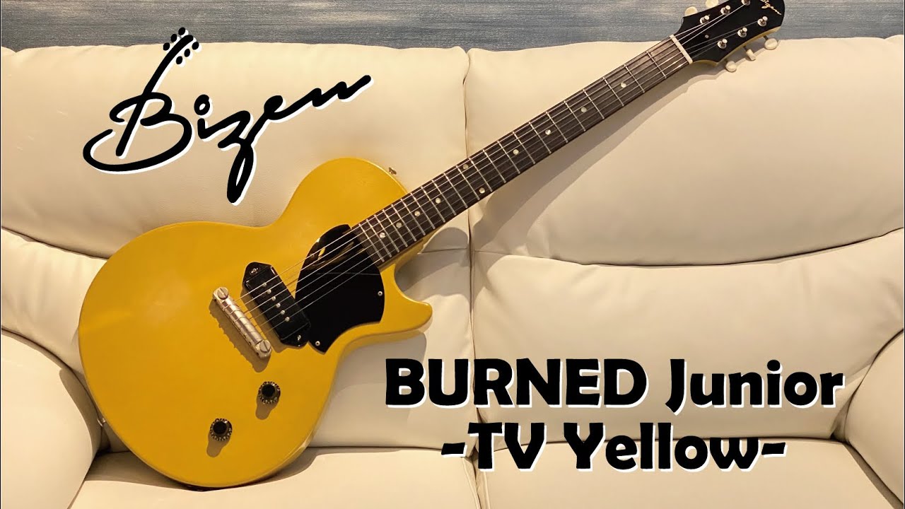Bizen Works 2021年製 BURNED Jr / TV Yellowを弾いてみた！ - YouTube