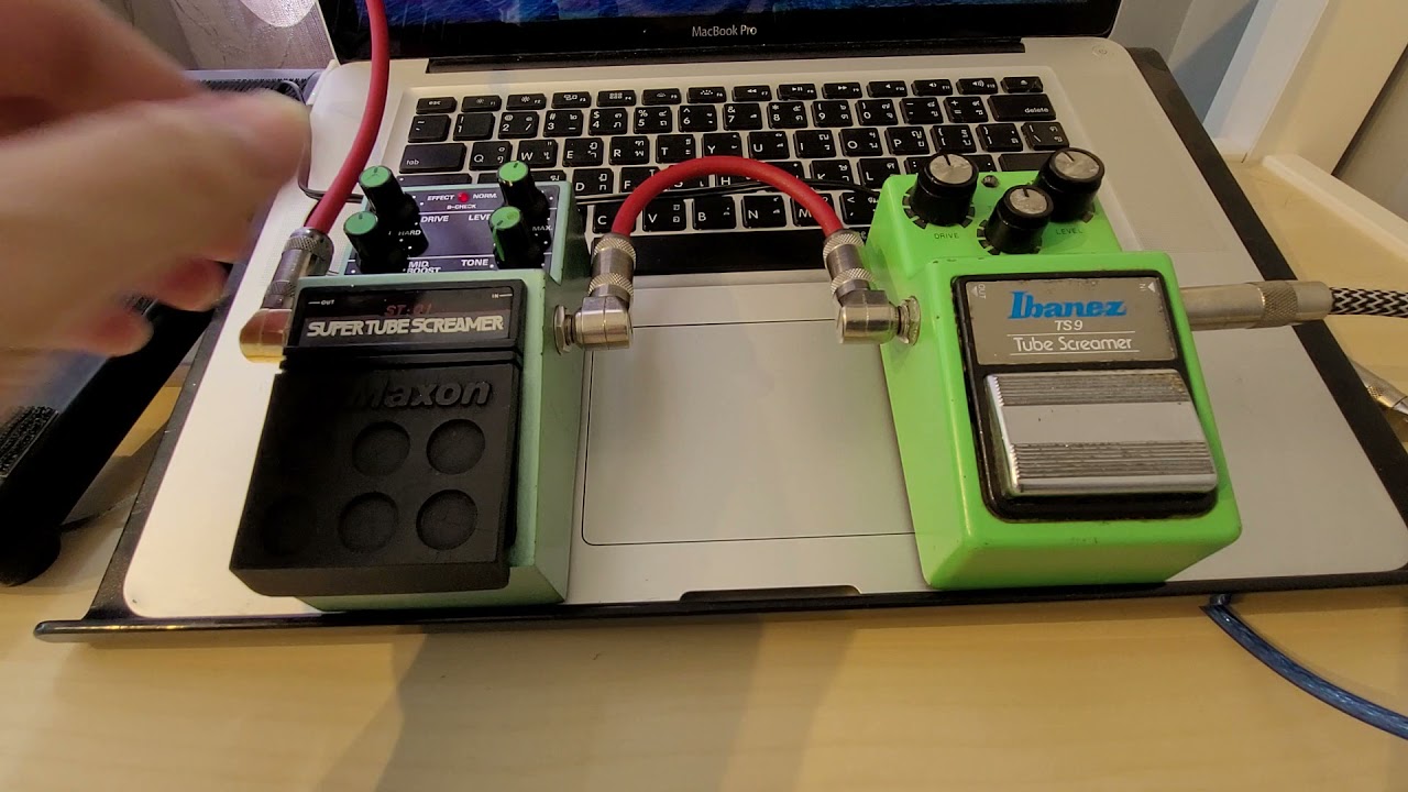 Maxon ST-01 1984 VS Ibanez TS9 1983 - YouTube