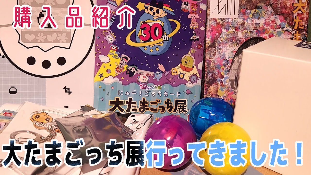 Purchases] Introducing the goods I bought at the Tamagotchi