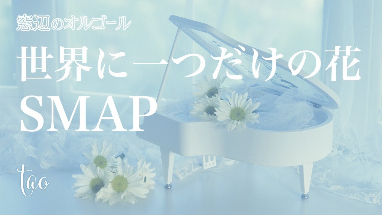 オルゴール♫ 「世界に一つだけの花」/ SMAP ドラマ『僕の生きる道