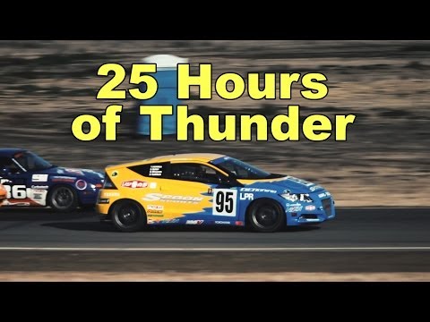 Spoon Sports Honda CRZ competes in the 25 Hours of Thunderhill