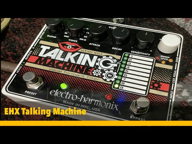 Talking Machine Electro-Harmonix review guitar pedal EHX Demo