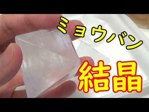 簡単実験】目指せ！大きくきれいなミョウバン結晶！その3自由研究にも