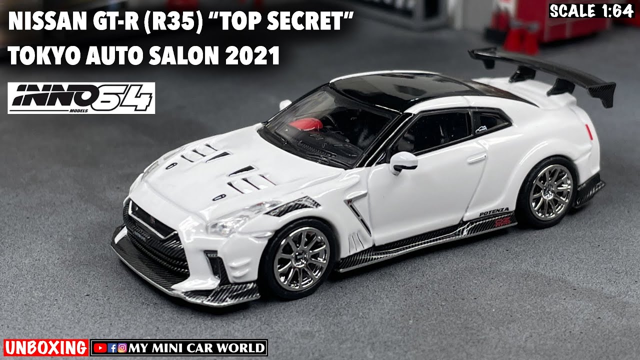 MY MINI CAR WORLD』UNBOXING INNO64 1/64 NISSAN GT-R (R35) “TOP