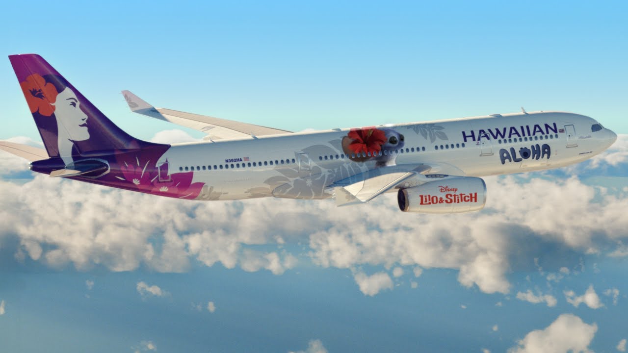 Hawaiian Airlines and Disney's Lilo & Stitch Embark on a Playful