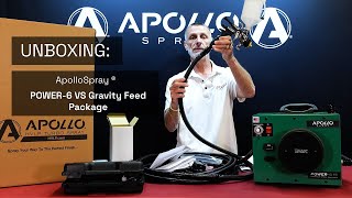 NEW Apollo POWER-6 VS HVLP Paint Spray System with 2.5 Gallon Cart