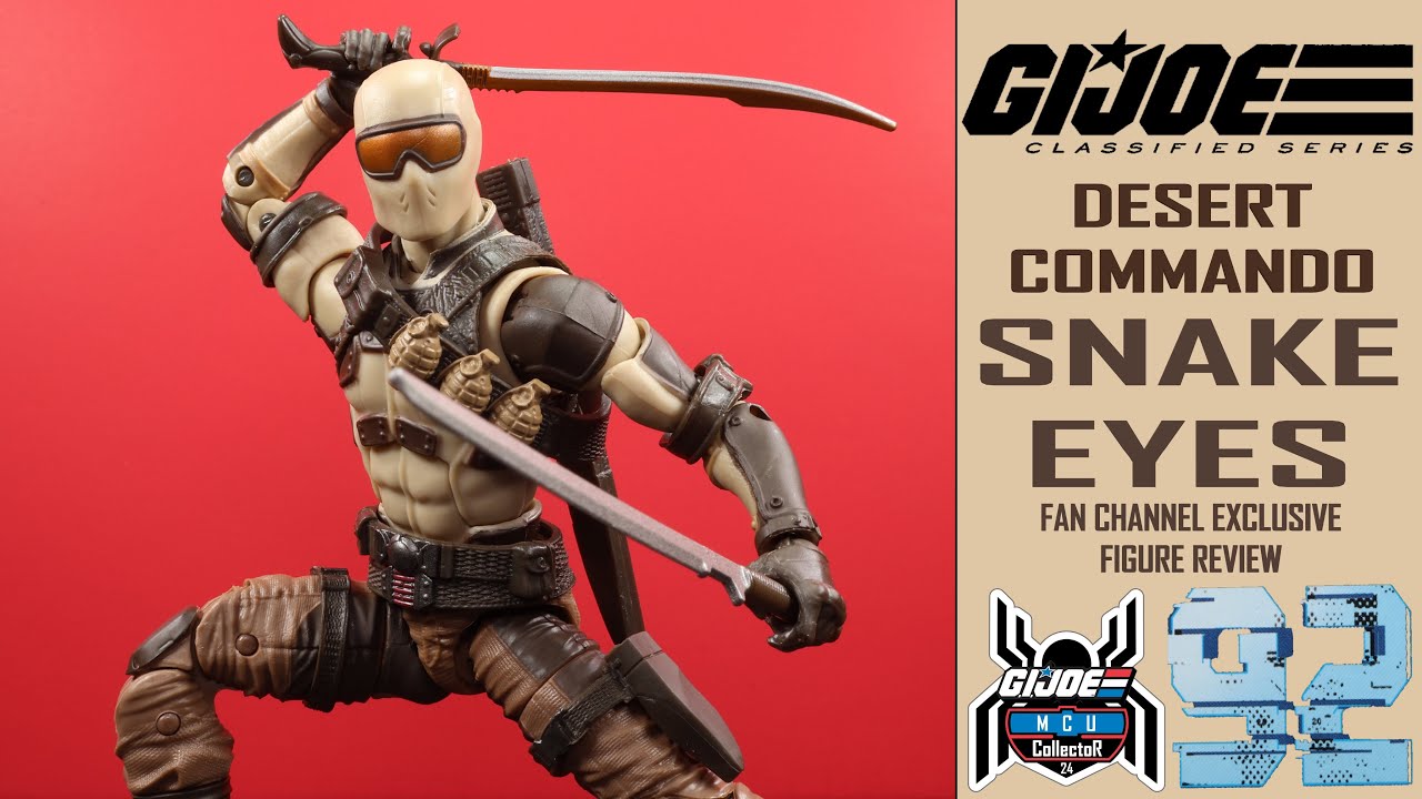 Hasbro GI Joe Classified Series 92 DESERT COMMANDO SNAKE EYES