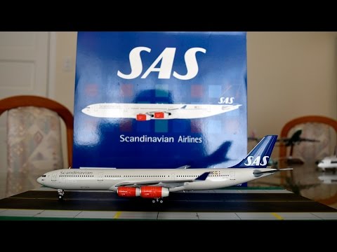 JC Wings 1:200 SAS A340-300 Unboxing and Review - YouTube