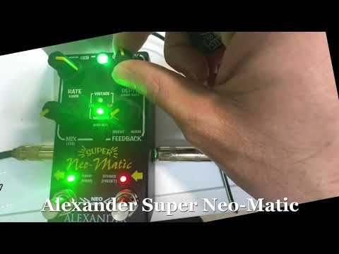 Alexander Pedals Super Neo-Matic Demo - YouTube