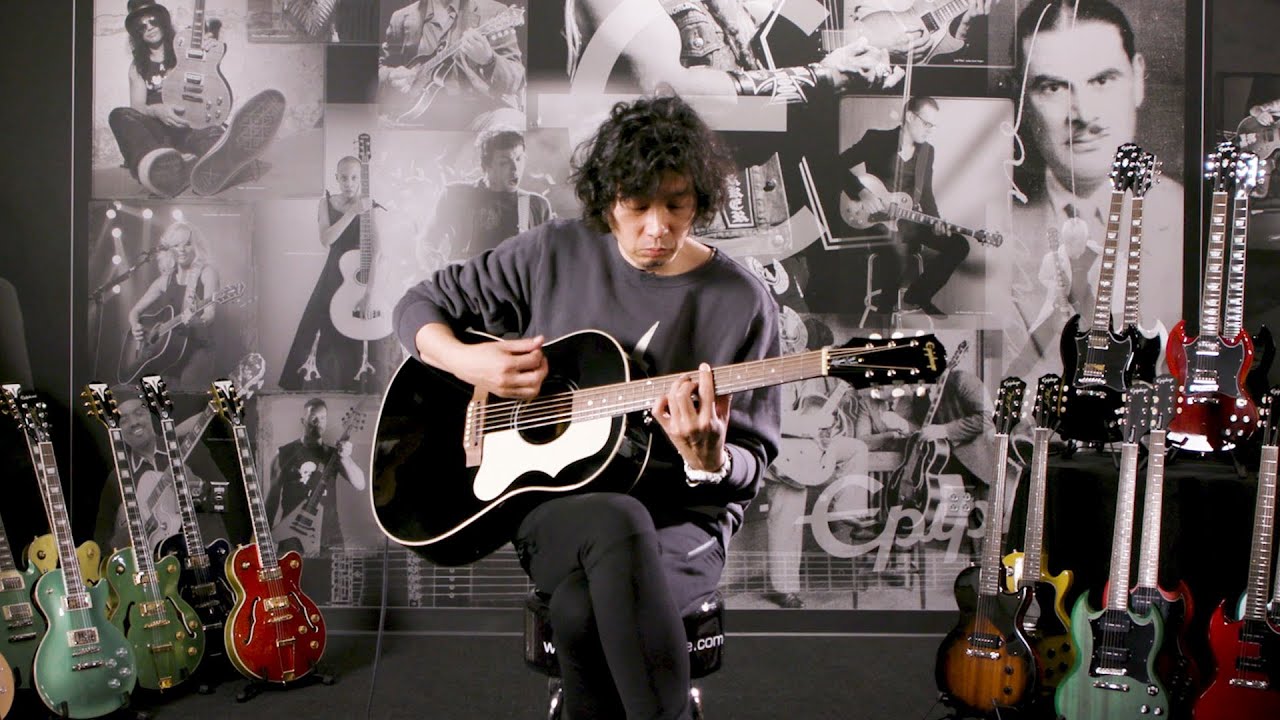 Epiphone: Kazuyoshi Saito J-45 - YouTube