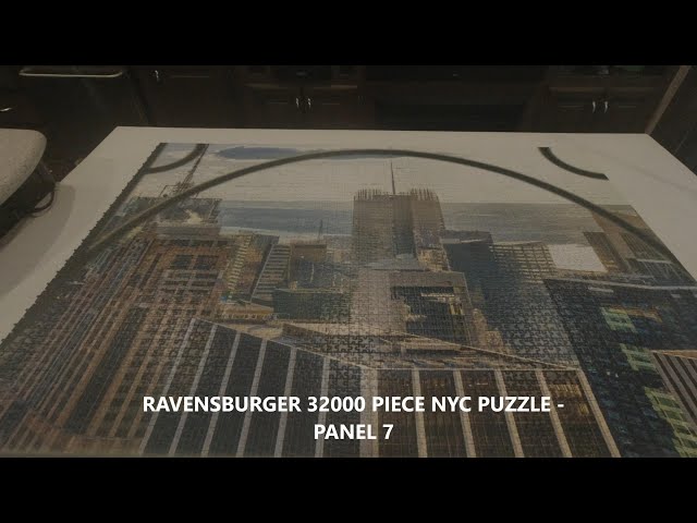 Ravensburger 32000piece puzzle - New York Skyline Panel #7 - YouTube