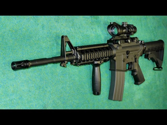 東京マルイ ガスブロ M4A1 MWS 2次ロット開封 外装カスタム - YouTube