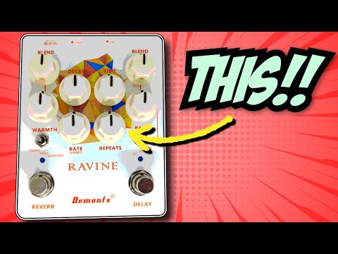 Budget ambience just got REAL! Demon FX Ravine Reverb Delay - YouTube