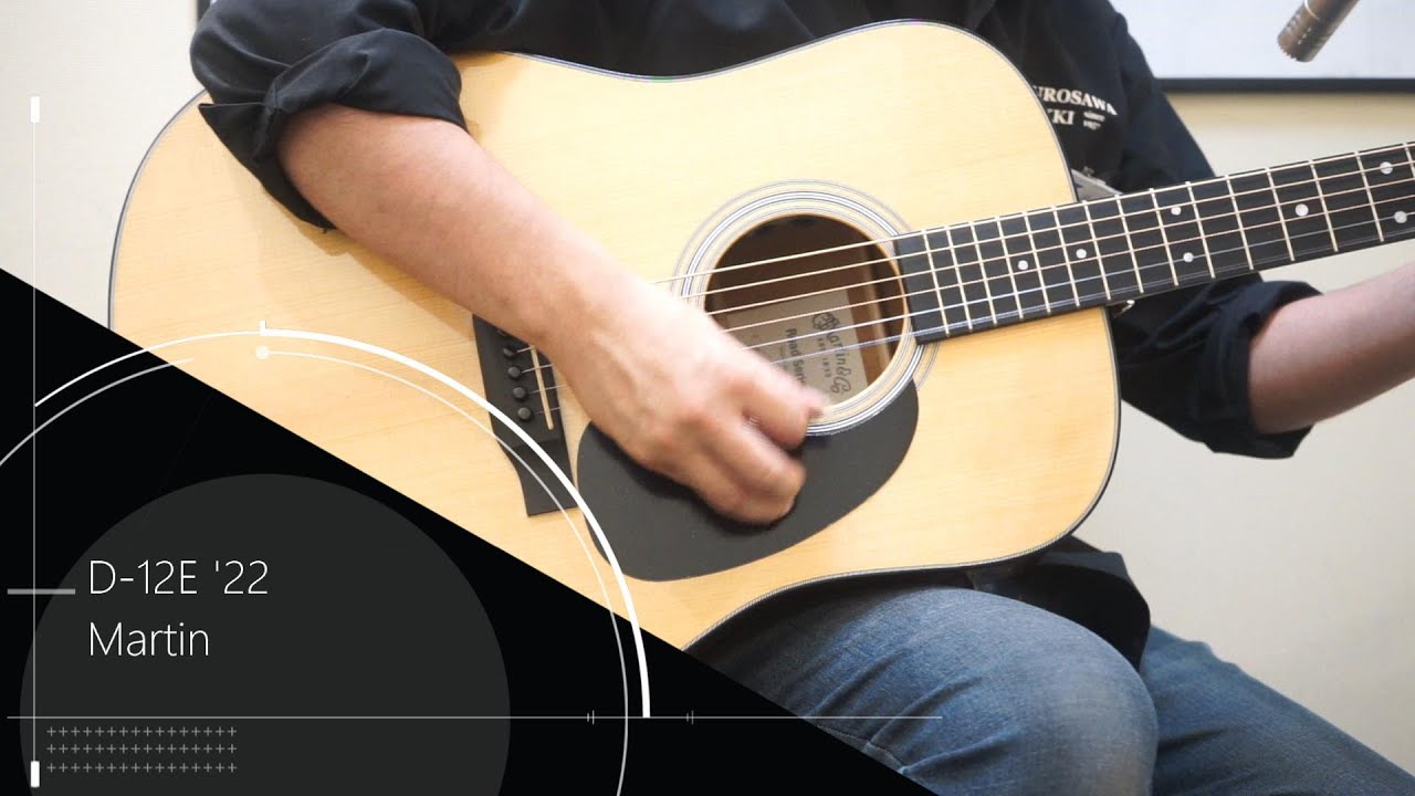 Martin D-12E '22 試奏動画 - YouTube