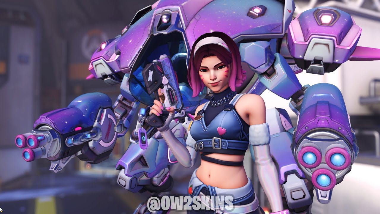 D.VA LE SSERAFIM X OVERWATCH 2 LEGENDARY SHOP SKIN - YouTube