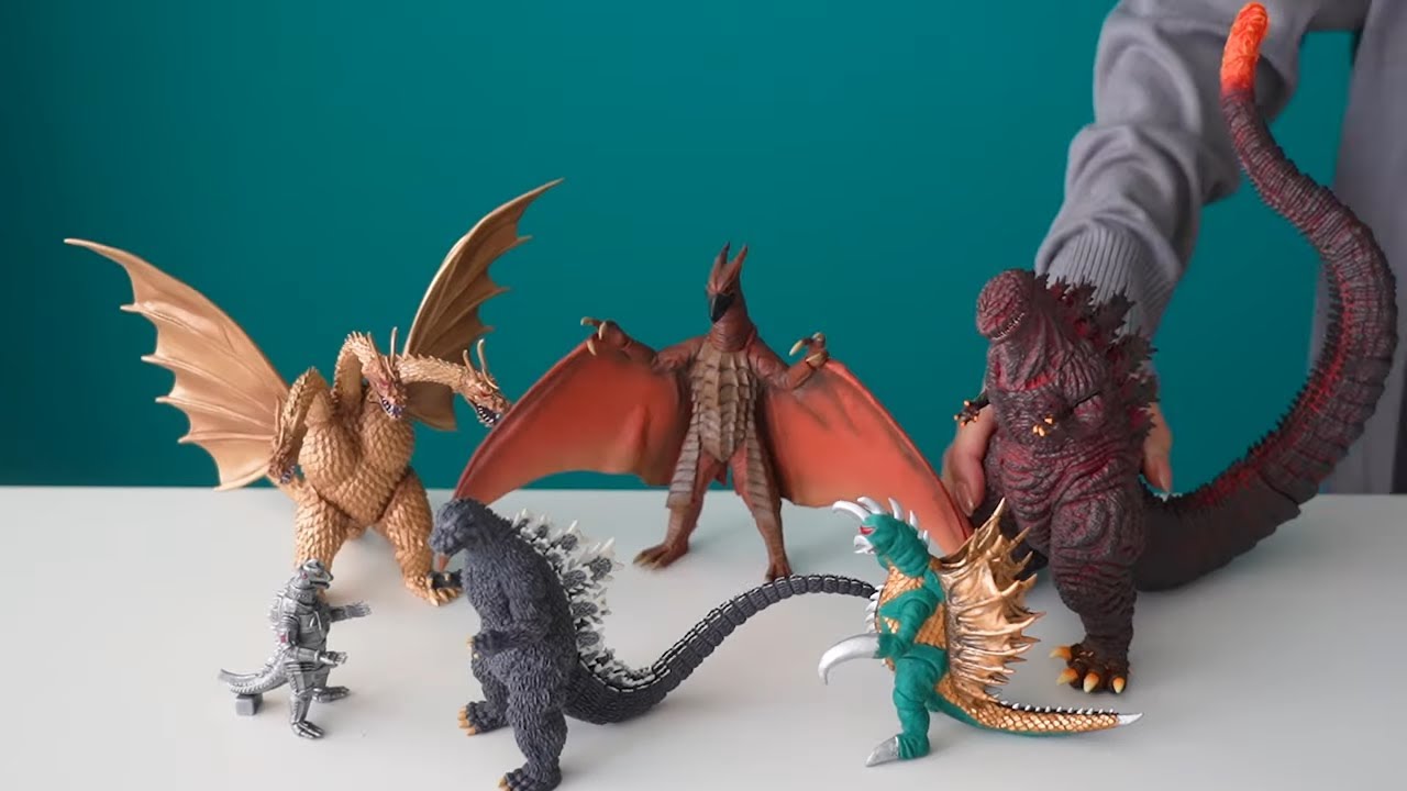 並べてみた】1/700統一スケール！東宝ゴジラ初の怪獣コレクション