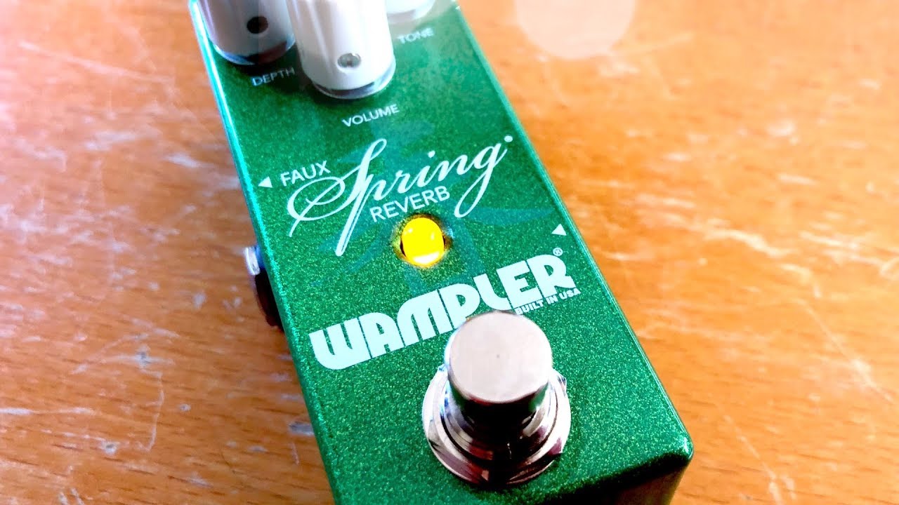 Wampler: FAUX SPRING REVERB (mini!) - YouTube