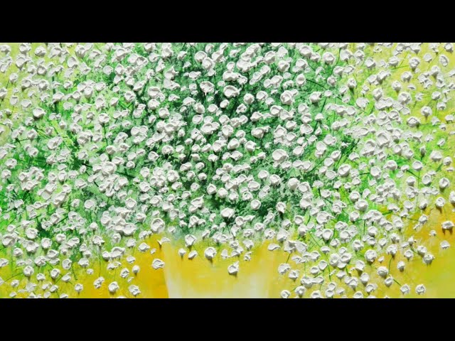 カスミソウ】#油彩画 #芸術 #油絵 #絵 #アート #oilpainting #oil