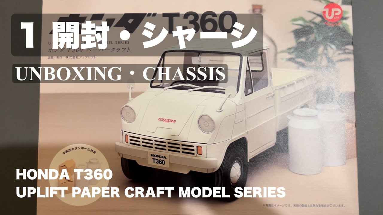 ペーパークラフト LOTUS EUROPA S2を制作 UPLIFT PAPER CRAFT MODEL