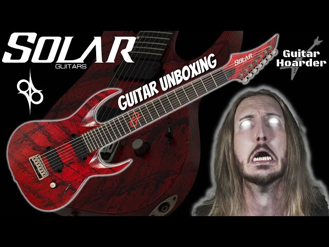 Guitar Unboxing - Solar Guitars A2.7 Canibalismo+ ( 7 String