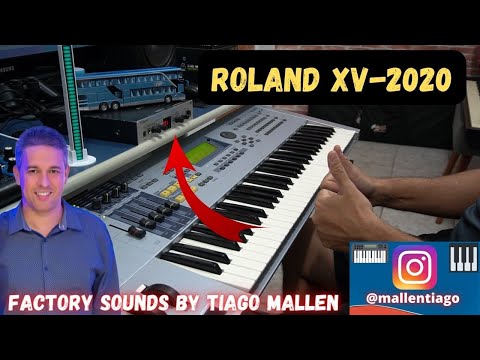 ROLAND XV-2020 (FACTORY SOUNDS) by TIAGO MALLEN #roland