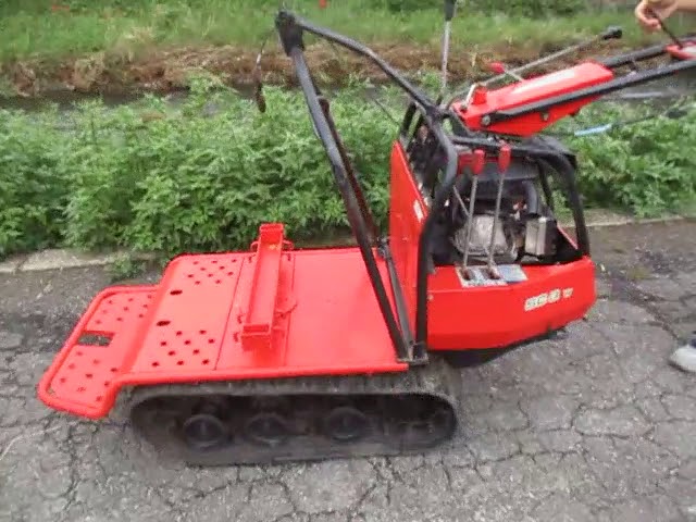 セイレイ工業 マウントポニー 林業運搬車 集材機 SC3W - YouTube