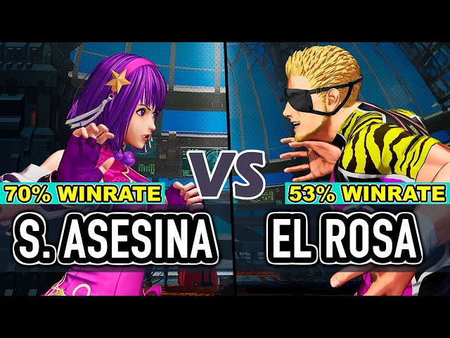 KOF XV ▱ SHERMIE ASESINA (Athena / Leona / Shermie) vs EL ROSA