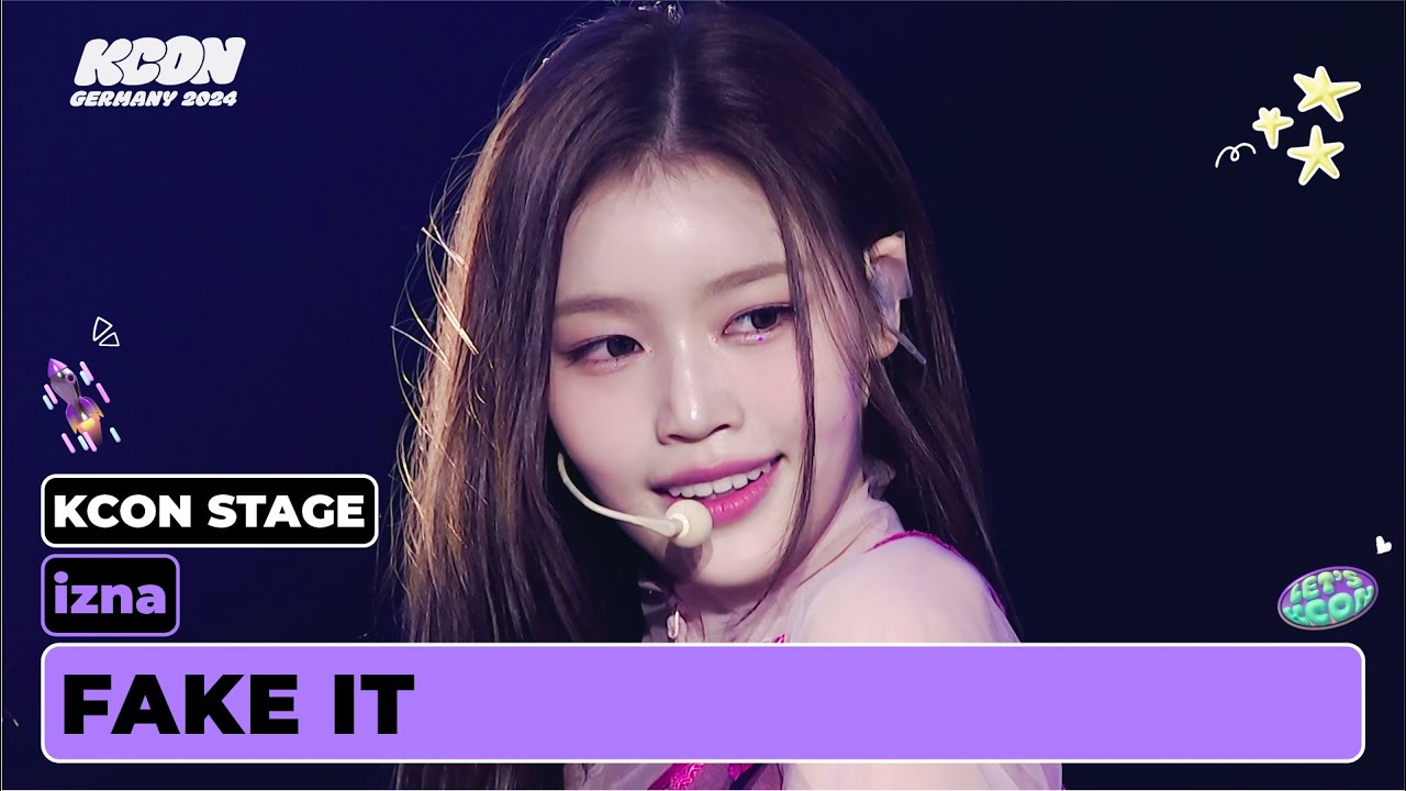 izna (이즈나) - FAKE IT | KCON STAGE | KCON GERMANY 2024 - YouTube